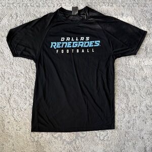 Black Football Tee